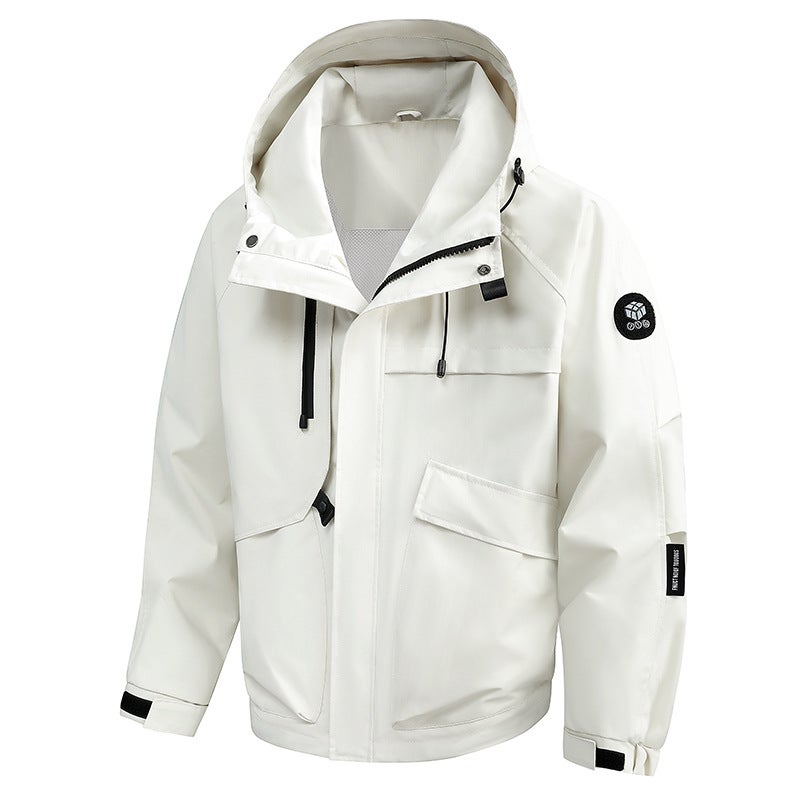 2025 Autumn New Fashionable Jacket Men'S Outerwear Korean Style Trendy Casual Men'S Hooded Jacket - Image 4